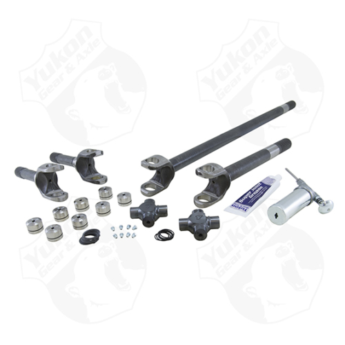 Yukon 4340 Chrome-Moly replacement axle kit for '07-'17 Dana 30 front