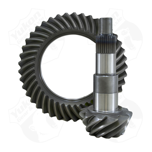 High performance Yukon Ring & Pinion gear set for GM 8.25″ IFS Reverse rotation in a 5.13 ratio High performance Yukon Ring & Pinion gear set for GM 8.25" IFS Reverse rotation in a 5.13 ratio