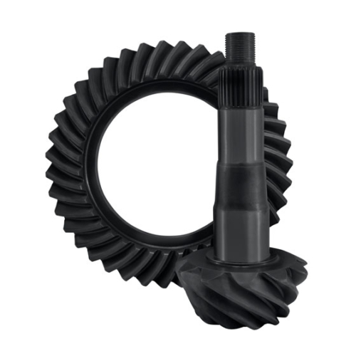 High performance Yukon Ring & Pinion gear set for GM Cast Iron Corvette in a 3.55 ratio High performance Yukon Ring & Pinion gear set for GM Cast Iron Corvette in a 3.55 ratio