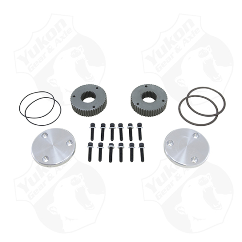 Yukon Hardcore Drive Flange Kit Dana 60 30-Spl Outer Stubs with Non-Engraved Caps