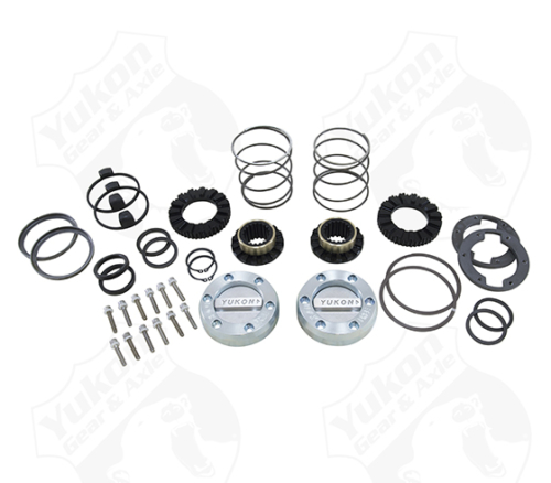 Yukon Hardcore Locking Hub Set GM 8.5" Front & Dana 44 19-Spl
